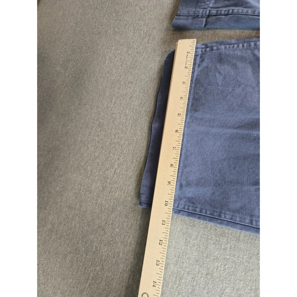 Nike Sportswear Metro Ground Carpenter Pants Boys L Blue Canvas Wide Leg FV8047‎